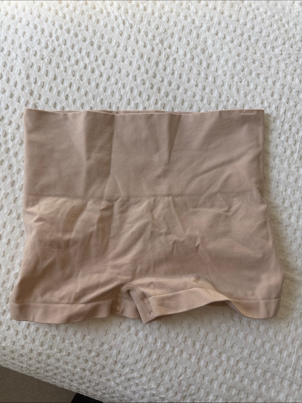 SPANX High-Waist Shaping Shorts - Beige